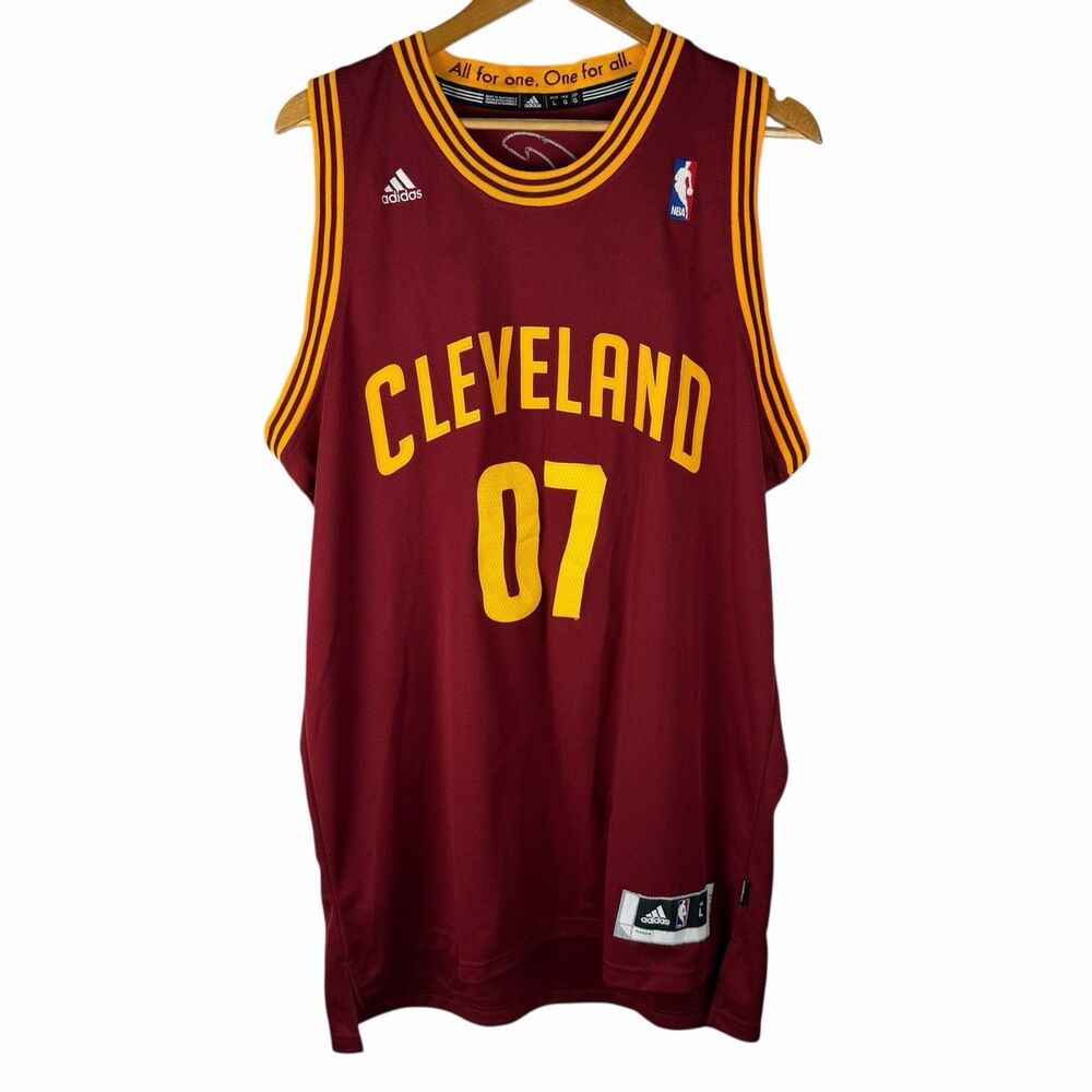 Cleveland Cavaliers Adidas Mens L +2 #07 NBA Swingman Basketball Jersey Maroon